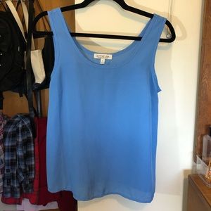 Active USA Blue Tank Top Blouse Size S